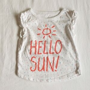 george sun glitter graphic cotton top 2T toddler girls